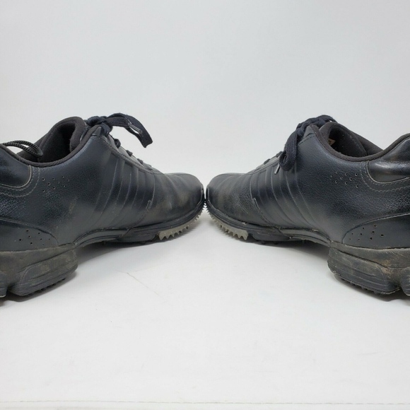 2010 ADIDAS GREENSTAR Z BLACK LEATHER GOLF SHOE - Picture 5 of 8